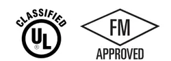 UL (Underwriters Laboratories) and FM (FM Global)