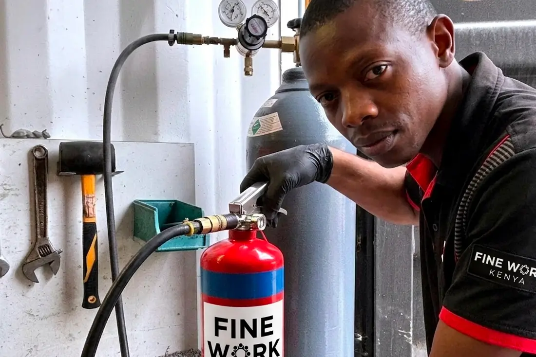 Recharging of fire extinguishers