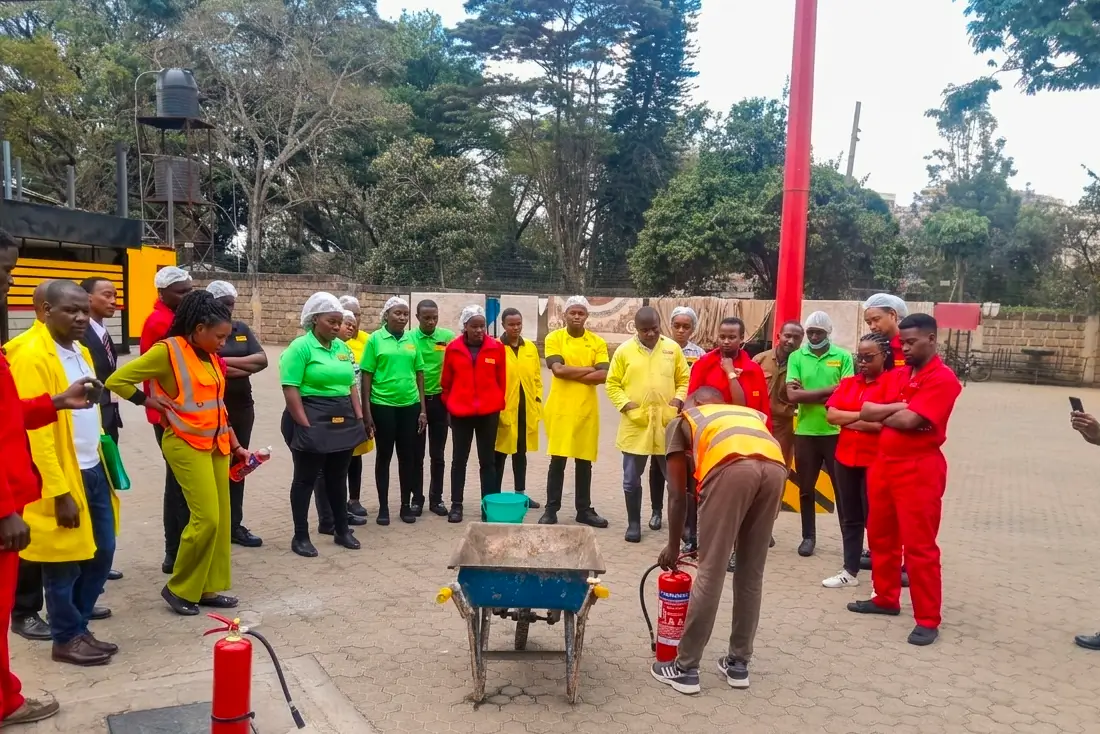 Fire safety training